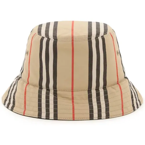 Reversible Geometric Print Bucket Hat , female, Sizes: S - Burberry - Modalova