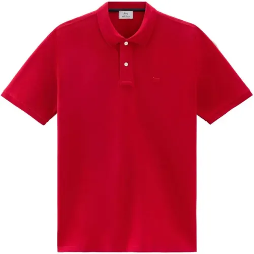 Polo Shirts , Herren, Größe: M - Woolrich - Modalova