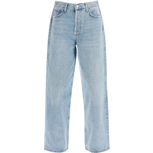 Zerrissene Baggy Jeans , Damen, Größe: W24 - Agolde - Modalova