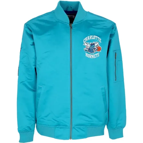 Charlotte Hornets NBA Bomberjacke Leichtes Satin - Mitchell & Ness - Modalova