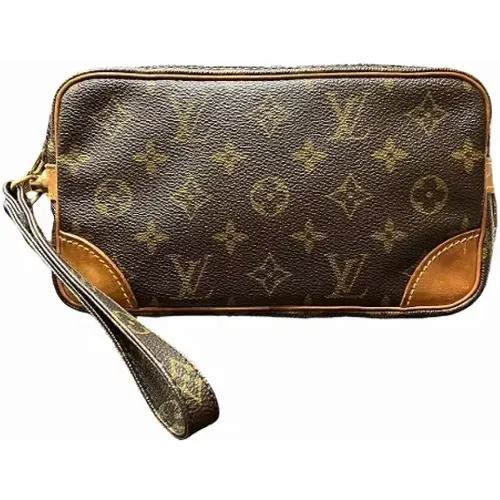 Pre-owned Canvas clutches , male, Sizes: ONE SIZE - Louis Vuitton Vintage - Modalova