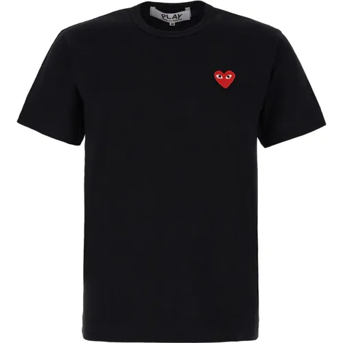 Lässiges Baumwoll-T-Shirt in Verschiedenen Farben , Herren, Größe: S - Comme des Garçons Play - Modalova