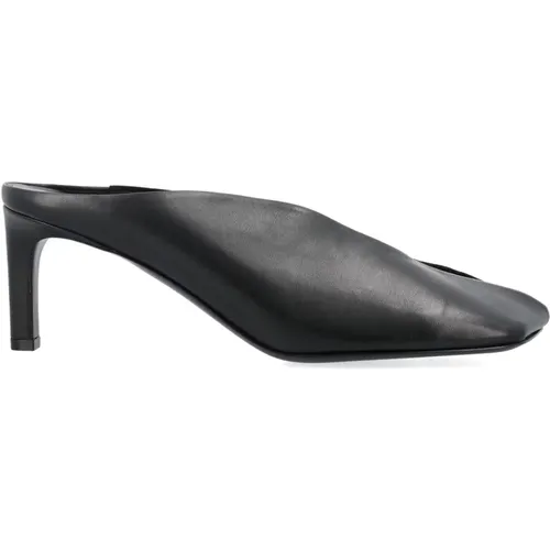 Leather High-Heeled Mules , female, Sizes: 6 UK - Jil Sander - Modalova