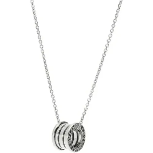 Pre-owned White Gold necklaces , female, Sizes: ONE SIZE - Bvlgari Vintage - Modalova