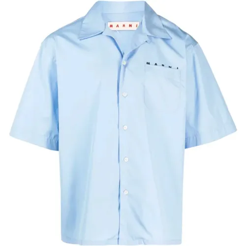 Light Short Sleeve Shirt , male, Sizes: M, S, L - Marni - Modalova