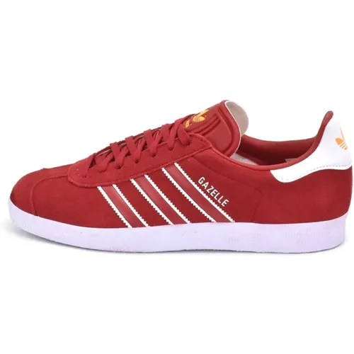 Rot Weiße Sneakers 1991 Gazelle , Herren, Größe: 46 EU - Adidas - Modalova