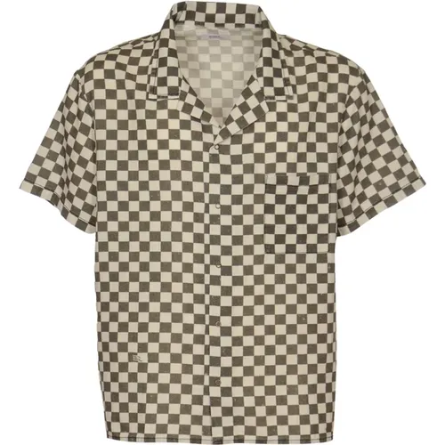 Printed Hawaiian Shirt , male, Sizes: XL, L - ERL - Modalova