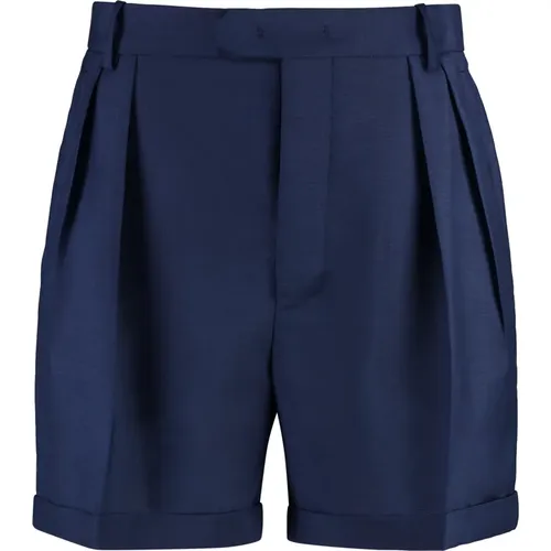 Woll-Mohair-Bermuda-Shorts , Herren, Größe: L - Bally - Modalova