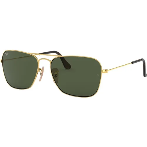 Geometric Aviator Sunglasses Caravan Model , unisex, Sizes: 55 MM, 58 MM - Ray-Ban - Modalova