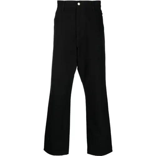 Schwarze Straight-Leg Jeans - Carhartt WIP - Modalova