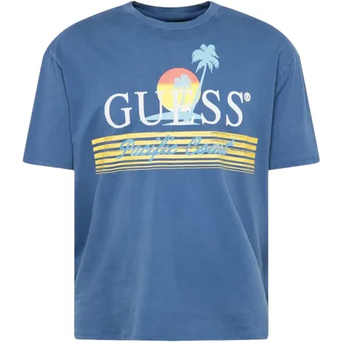 Short Sleeve T-Shirt , male, Sizes: 2XL - Guess - Modalova