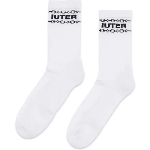Chain Socks , male, Sizes: ONE SIZE - Iuter - Modalova