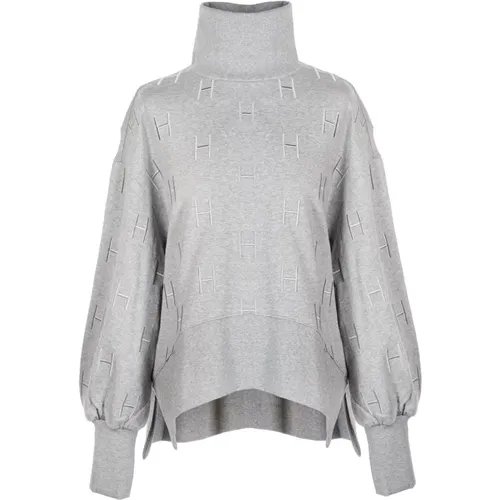 Hést, Bestickter Sweatshirt für Trendigen Komfort , Damen, Größe: 2XL - HÉST - Modalova