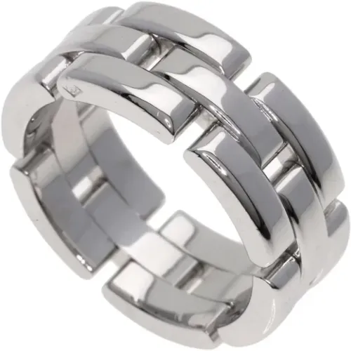 Pre-owned White Gold rings , female, Sizes: ONE SIZE - Cartier Vintage - Modalova