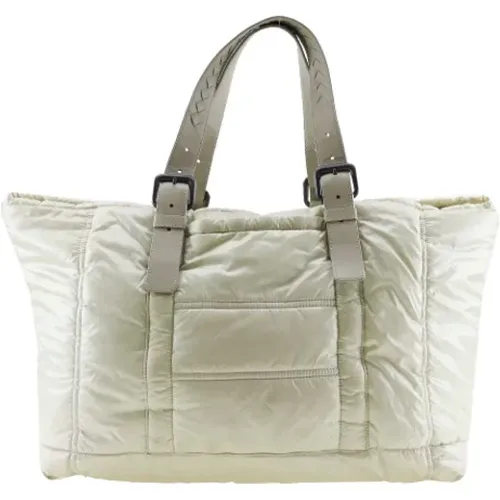 Pre-owned Canvas shoulder-bags , female, Sizes: ONE SIZE - Bottega Veneta Vintage - Modalova