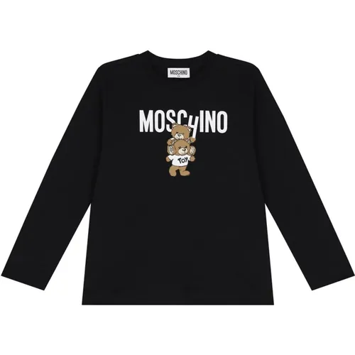 Langarm Toy Print T-shirt Moschino - Moschino - Modalova