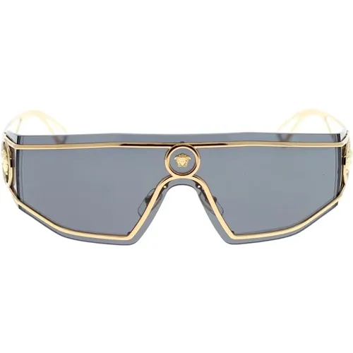 Irregular Metal Sunglasses Ve2226 , unisex, Sizes: 45 MM - Versace - Modalova