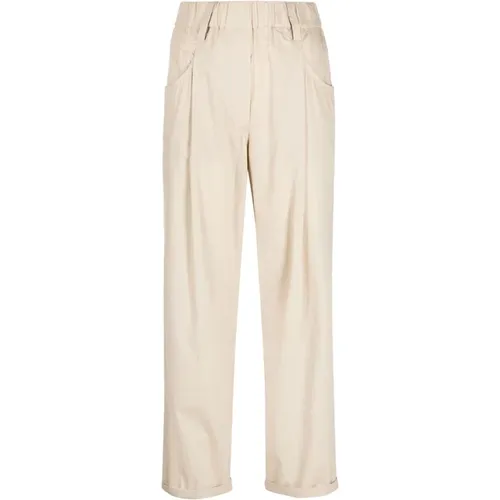 Elastische Taille Straight Hose - BRUNELLO CUCINELLI - Modalova