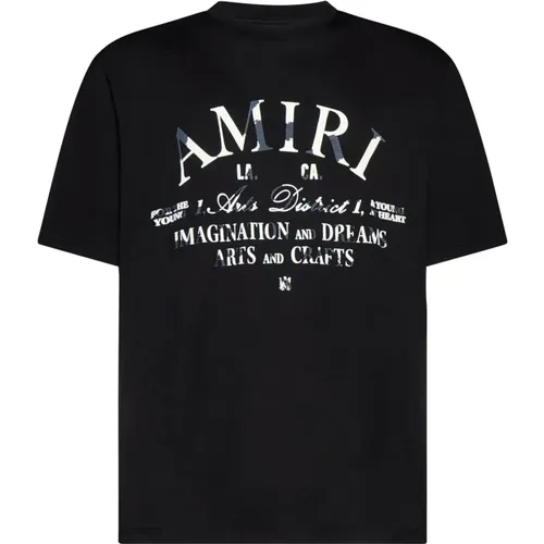 Schwarze T-Shirts und Polos , Herren, Größe: XL - Amiri - Modalova