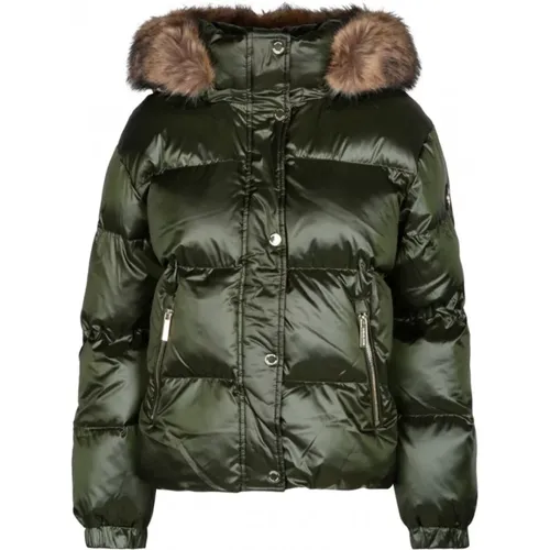 Hooded Down Jacket , female, Sizes: S - Michael Kors - Modalova