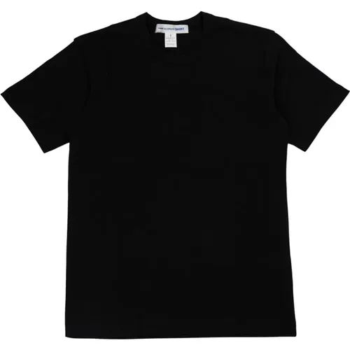 Schwarzes Baumwoll-T-Shirt Fn-T002-W24Bk , Herren, Größe: L - Comme des Garçons - Modalova