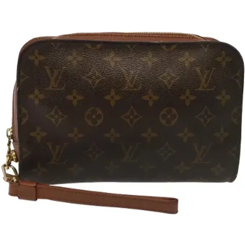 Pre-owned Canvas clutches , female, Sizes: ONE SIZE - Louis Vuitton Vintage - Modalova