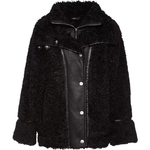 Short Eco-Shearling Jacket , female, Sizes: XS - OOF Wear - Modalova
