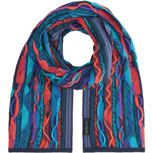 Coral Knit Scarf , male, Sizes: ONE SIZE - carlo colucci - Modalova