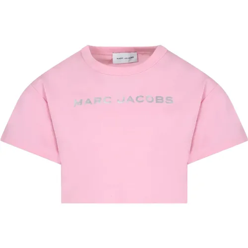 Crop T-Shirt mit kurzen Ärmeln - Marc Jacobs - Modalova
