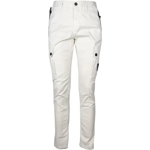 Cargo Trousers with Hidden Zipper Pockets , male, Sizes: W30 - Stone Island - Modalova