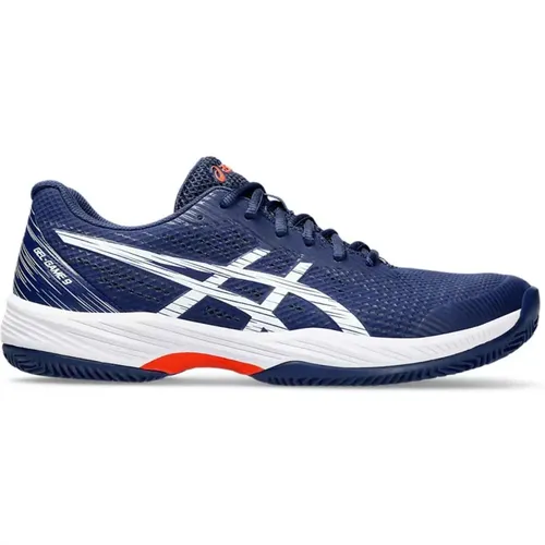 Tennis Shoes Gel-Game 9 Clay/OC , male, Sizes: 11 UK, 12 UK, 10 UK, 10 1/2 UK, 8 1/2 UK, 13 UK, 9 1/2 UK, 8 UK, 7 1/2 UK - ASICS - Modalova