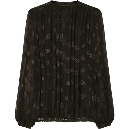 Upgrade Your Wardrobe with this Stylish Blouse , female, Sizes: M, S, XS - Dolce & Gabbana - Modalova