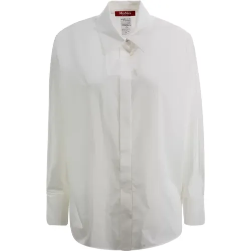 Weiße Bluse für Damen , Damen, Größe: XS - Max Mara Studio - Modalova