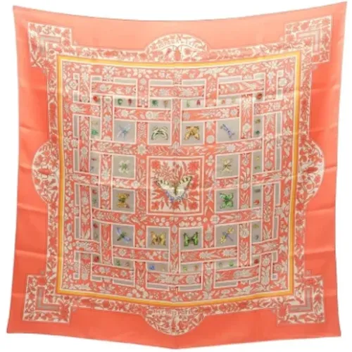 Pre-owned Silk scarves , female, Sizes: ONE SIZE - Hermès Vintage - Modalova