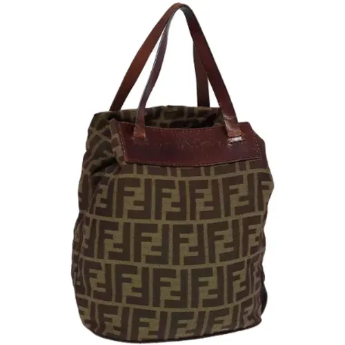 Pre-owned Canvas handbags , female, Sizes: ONE SIZE - Fendi Vintage - Modalova