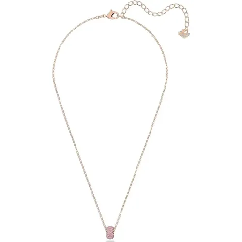 Stone Pendant Necklace in Rose Gold , female, Sizes: ONE SIZE - Swarovski - Modalova