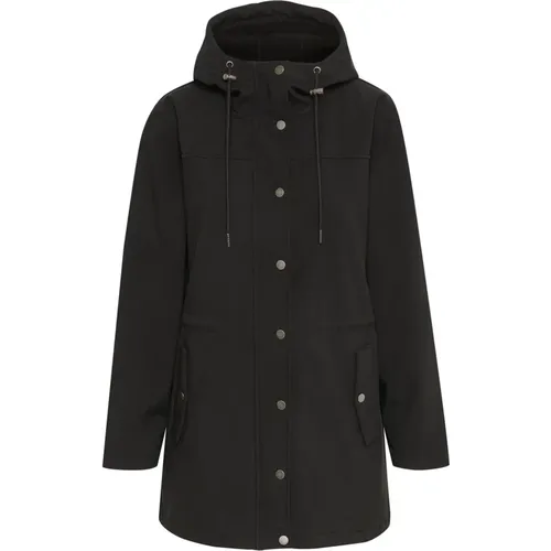 Stylish Parka Jacket with Adjustable Hood and Pockets , female, Sizes: 2XL, L - Kaffe - Modalova