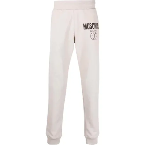 Double Smiley® World Jogging Pants , male, Sizes: XS, M - Moschino - Modalova