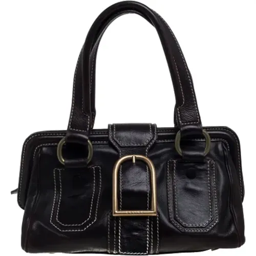 Pre-owned Leather celine-bags , female, Sizes: ONE SIZE - Celine Vintage - Modalova