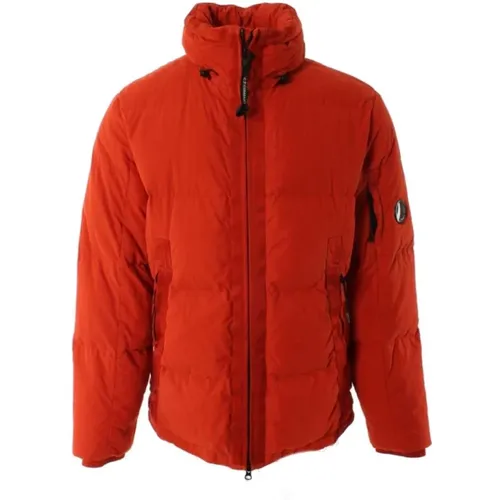 Down Jacket with Unique Sleeve Detail , male, Sizes: L, S, XL - C.P. Company - Modalova