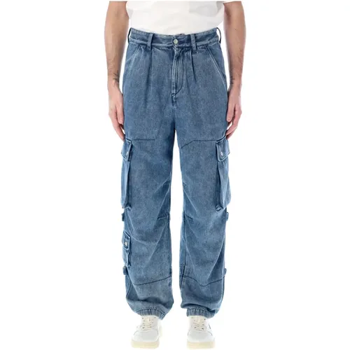 Hellblaue Cargo Denim Jeans , Herren, Größe: 2XS - Isabel marant - Modalova