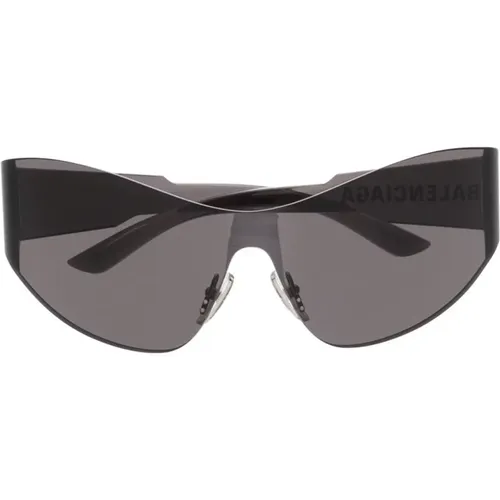 Graue Sonnenbrille mit Original-Etui - Balenciaga - Modalova