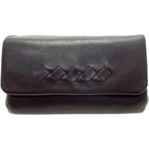 Pre-owned Leather wallets , female, Sizes: ONE SIZE - Bottega Veneta Vintage - Modalova