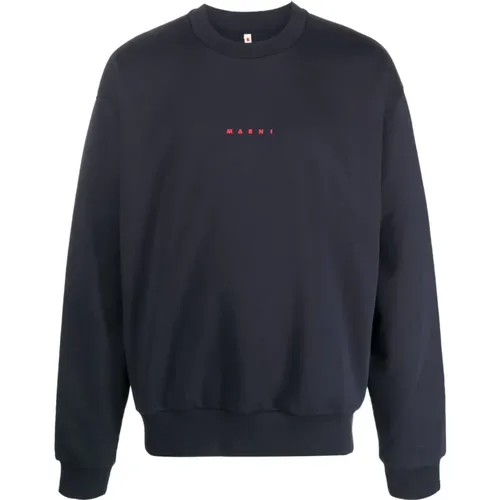 Crewneck Sweatshirt for Men , male, Sizes: XL, 2XL - Marni - Modalova