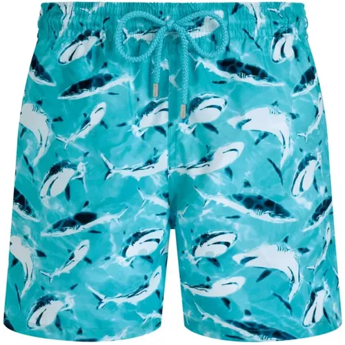 Ultraleichte und verstaubare Requins Badeshorts für Herren , Herren, Größe: 2XL - Vilebrequin - Modalova