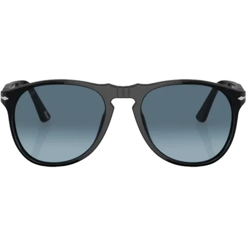 Schwarze Aviator-Sonnenbrille mit Blauen Gläsern - Persol - Modalova