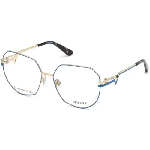 Blaues Gestell Stilvolle Brille - Guess - Modalova