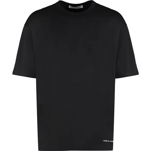 Cotton crew-neck T-shirt , male, Sizes: L, M, S, XL - Comme des Garçons - Modalova