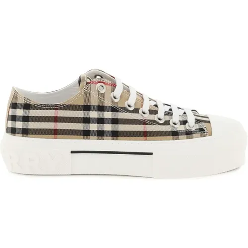 Vintage Check Niedrige Sneakers , Damen, Größe: 41 EU - Burberry - Modalova