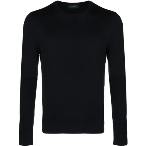 Sweaters for Men , male, Sizes: 3XL - Zanone - Modalova